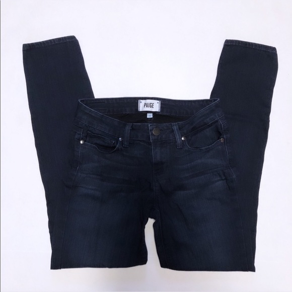 PAIGE Denim - Paige Verdugo Ankle Dark Wash Skinny Jeans